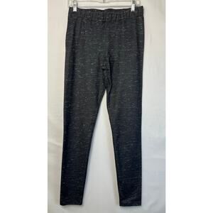 Isle by Melis Kozan Womens Med Black Pull On Space Dye Tapered Leg Pant